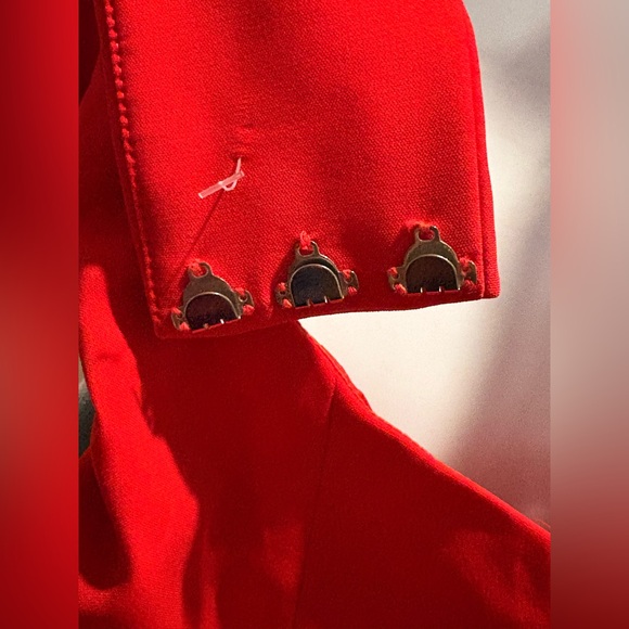 Jay Godfrey Red Biles Off-The-Shoulder Mermaid Gown size 2 - Picture 7 of 9